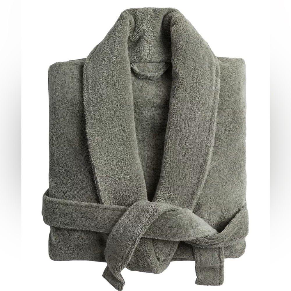 Parachute Turkish Cotton Robe - olive - Picture 2 of 10